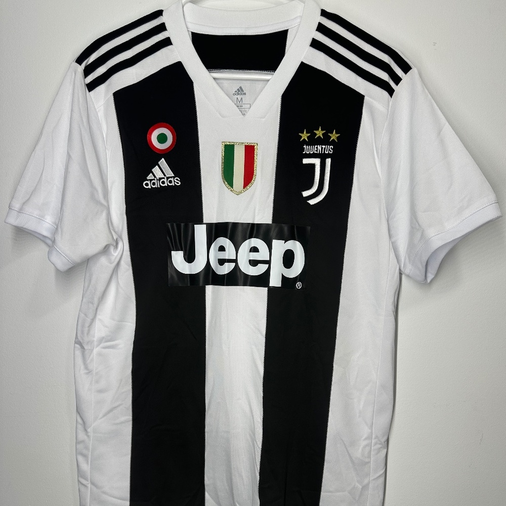 Adidas Climalite Juventus Ronaldo #7 Home Soccer Jersey‎ - Medium